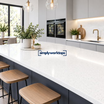 Simply Top - Brilliant White Sparkle - Curved Edge - Super Quality Gloss