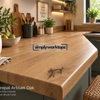 Duropal Artisan Oak - 40mm Post Formed - Natural Wood Finish