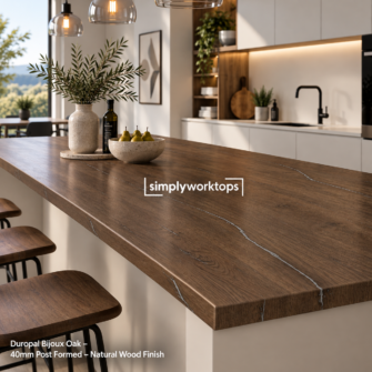 Duropal Bijoux Oak - 40mm Post Formed - Natural Wood Finish