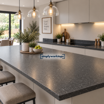Simply Top - Black Flint - Curved Edge