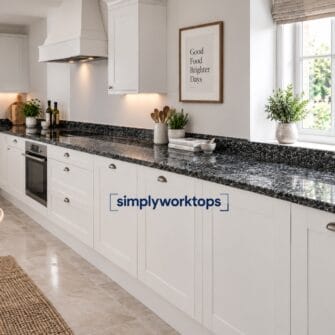 Simply Top - Jet - Curved Edge