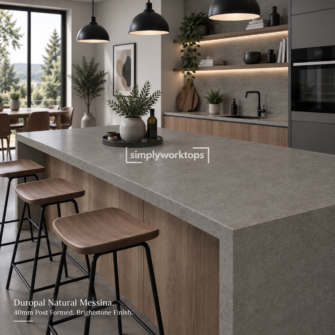 Duropal Natural Messina - 40mm Post Formed - Brightstone Finish