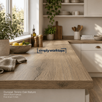 Duropal Torino Oak Nature - 40mm Post Formed - Fine Grain Finish