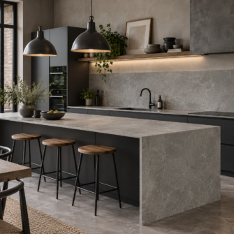 Duropal Aperol - 12mm Compact - Solid Granite Finish - S68063 GR