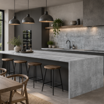 Duropal Bellato Grey - 12mm Compact - Supermatt Finish - F76044 CM