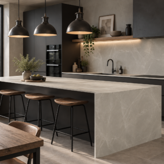 Duropal Cracked Marble Plaster - 12mm Compact - Supermatt Finish - S63069 CM