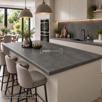 Krono Finesse - Dark Grey Concrete  -  38mm Post Formed