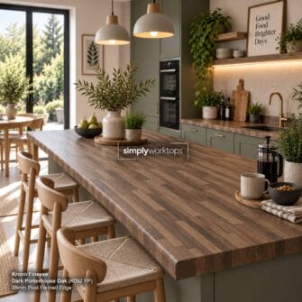 Krono Finesse - Dark Porterhouse Oak  -  38mm Post Formed