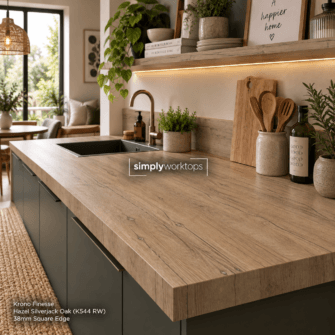 Krono Finesse - Hazel Silverjack Oak  -  38mm Square Edge