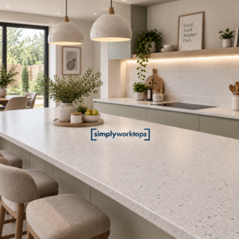 Krono Finesse - Light Terrazzo Marble  -  38mm Post Formed