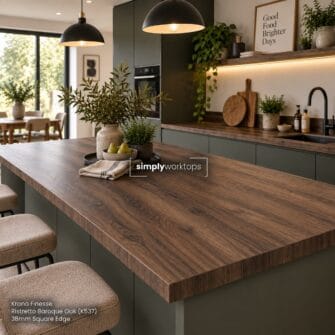 Krono Finesse - Ristretto Baroque Oak -  38mm Square Edge
