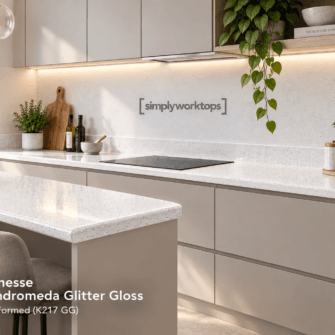 Krono Finesse - White Andromeda Glitter Gloss  -  38mm Post Formed