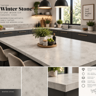 Topshape - Stone - Winter Stone - Square Edge