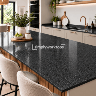 Mirostone - Cosmic Gold Quartz - Solid Surface