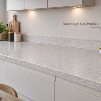 Tandem Light Grey Particles - 40mm Matt