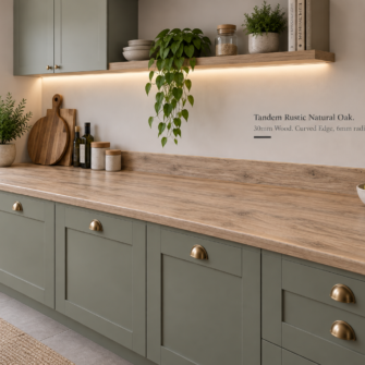 Tandem Rustic Natural Oak - 30mm Wood Décor Laminate