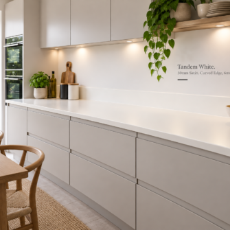 Tandem White - 30mm Satin
