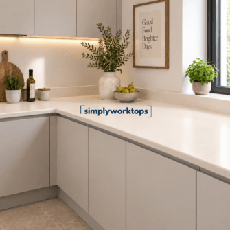 Simply Top - Antique White - Curved Edge
