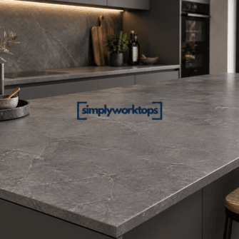 Simply Top – Atlantic Stone Graphite - 38mm Square Edge