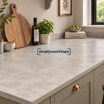 Simply Top – Concrete Art Opal Grey - 22mm & 38mm Square Edge