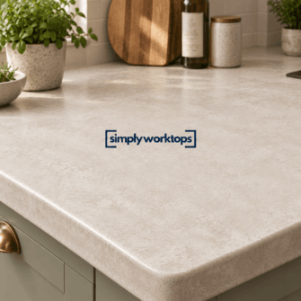 Simply Top – Crema Limestone - Curved Edge