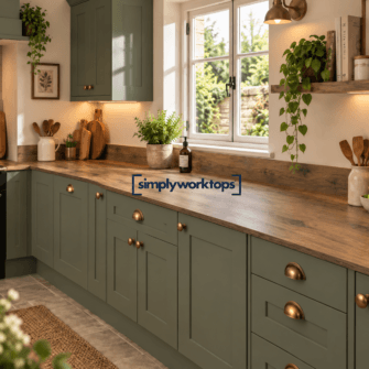 Simply Top – Oak Castell - 22mm & 38mm Square Edge