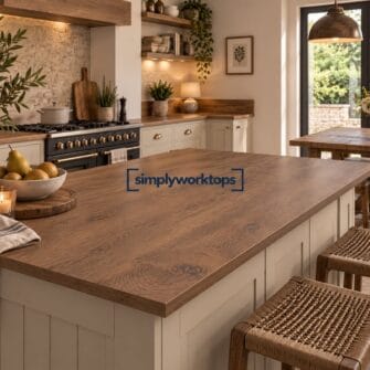 Simply Top – Oak Endgrain Cognac - 38mm Square Edge