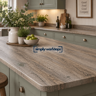 Simply Top - Roosevelt Oak - Curved Edge