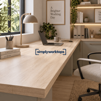 Simply Top – Sonoma Oak Light - 38mm Square Edge