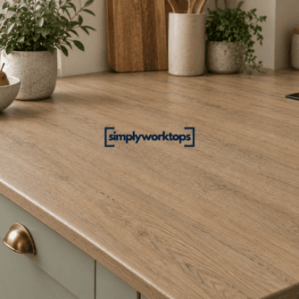 Simply Top – Stone Oak - 38mm Curved Edge