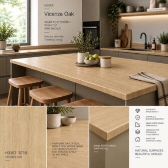 Egger - Vicenza Oak - 38mm Post Formed