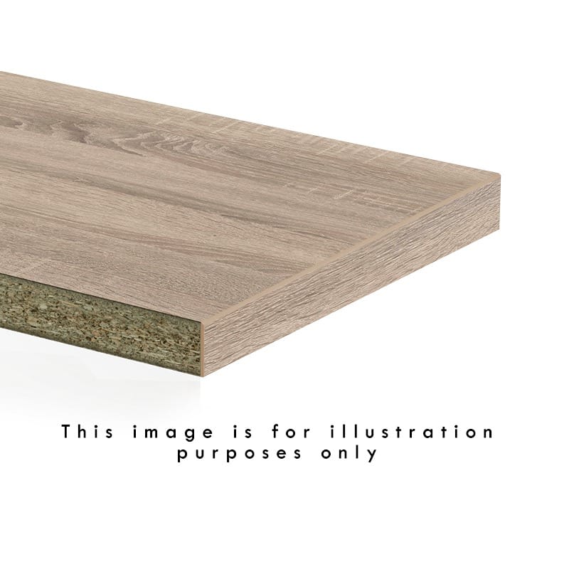 Duropal Grey Sonama Oak - 20mm Square Edged - Rustic Wood Finish