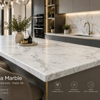 Formica - Calacatta Marble - 38mm Post Formed Axis - Matte 58