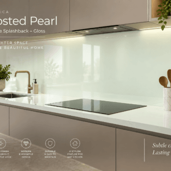 Formica - Frosted Pearl - Feature Splashback - Gloss