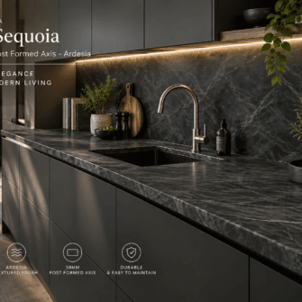 Formica - Jet Sequoia - 38mm Post Formed Axis - Ardesia