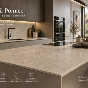 Formica - Marfil Pomice - 22mm Square Edge - Satin NDF