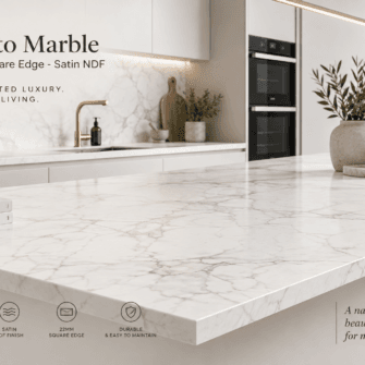 Formica - Veneto Marble - 22mm Square Edge - Satin NDF