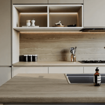 Formica - Ashen Oak - 38mm Post Formed Axis - Essence