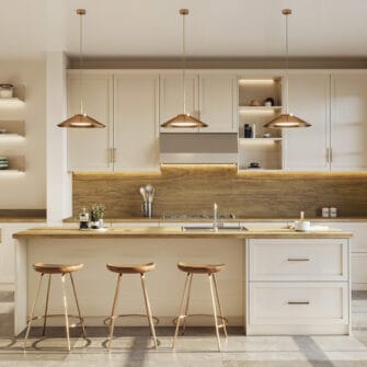 Formica - Honey Mango - 38mm Square Edge - Woodlands