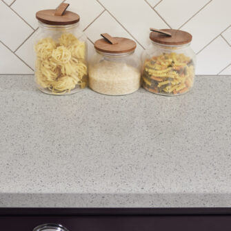 Duropal Quartz Stone - 20mm Square Edged - Brightstone Finish