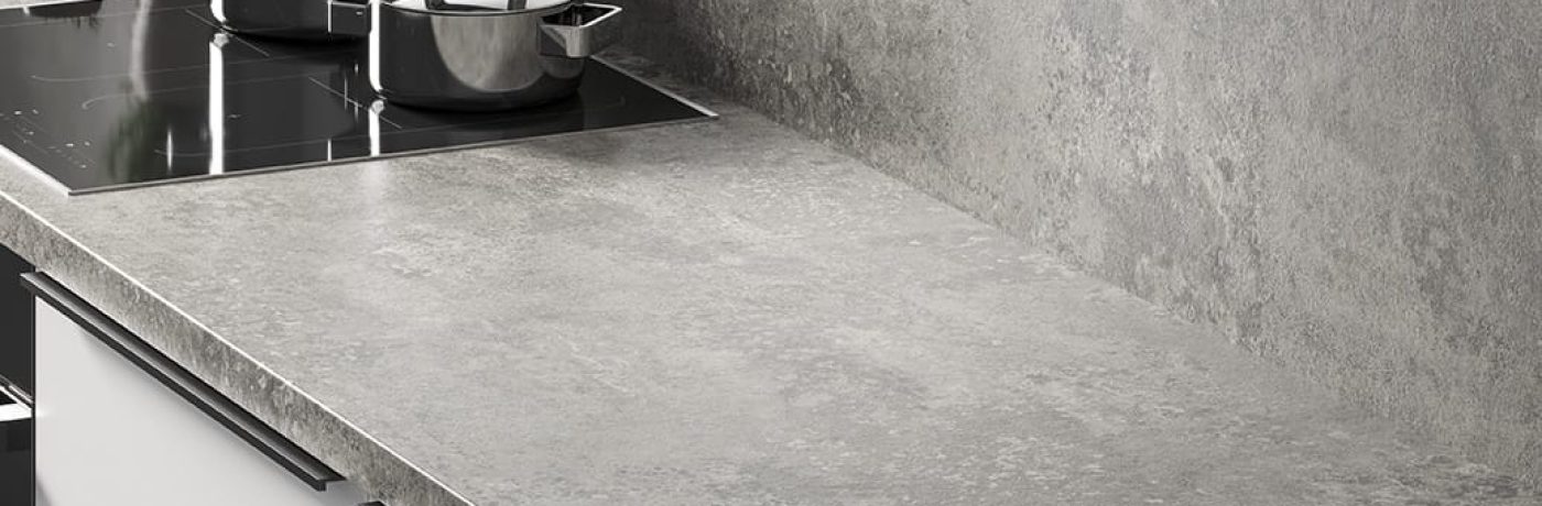 Formica - Grey Chalkstone - 38mm Post Formed Axis - Honed Ceramic